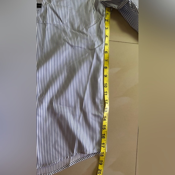 Pronto Uomo Blue Long Sleeve Button Up Shirt Men’s Size 17 or 34/35 - Picture 7 of 14